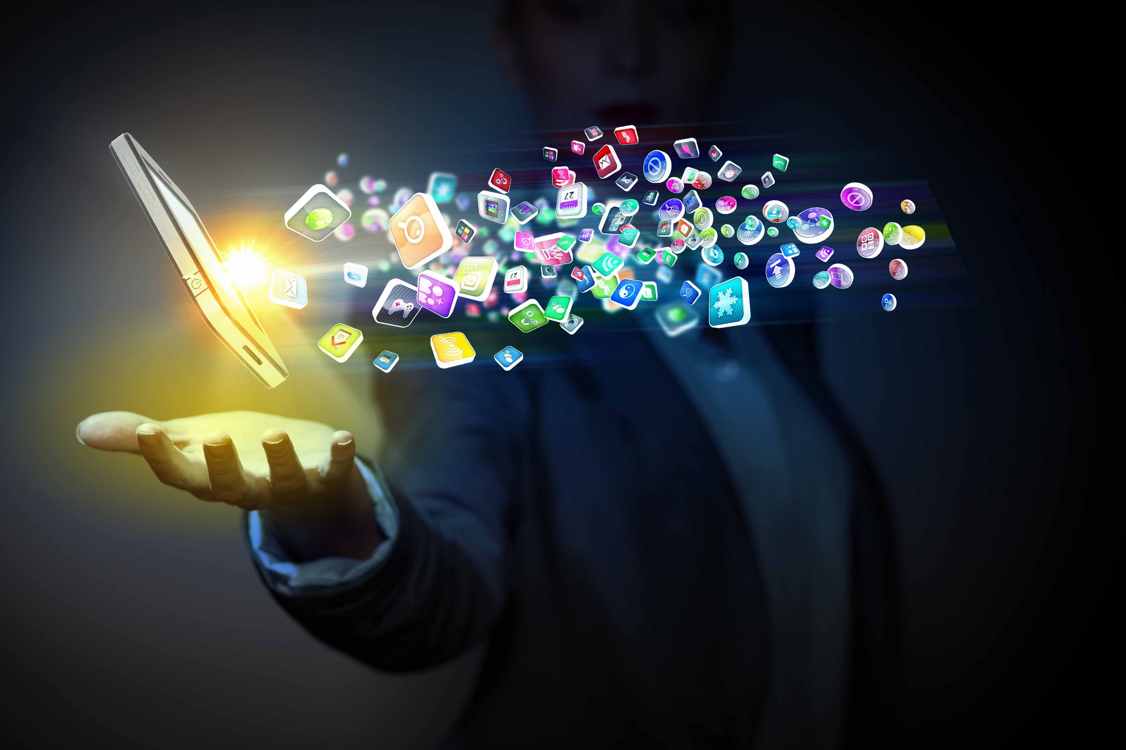 tecnología, conectar, soluciones, dispositivos móviles, programación de aplicaciones