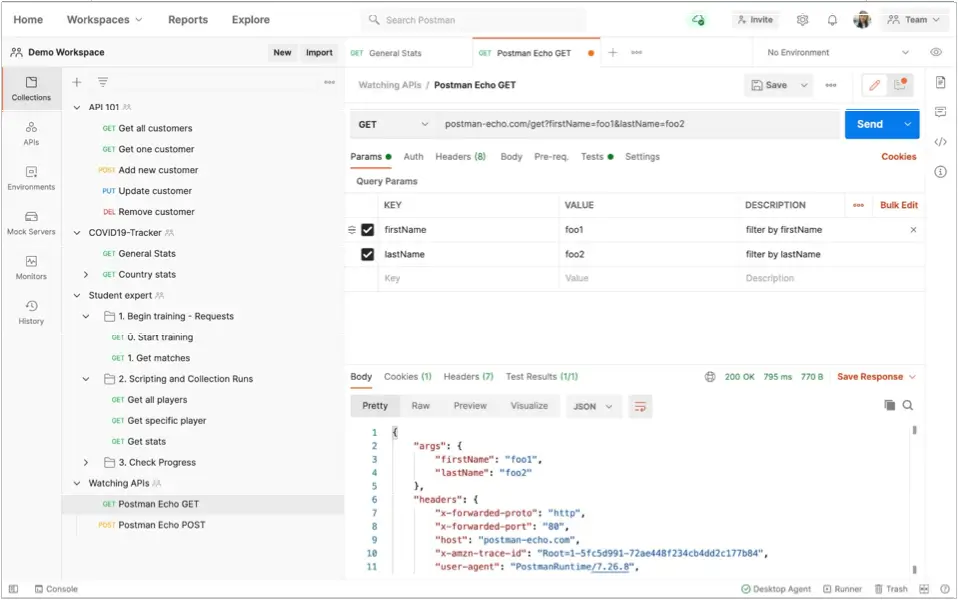 testear app backend con postman