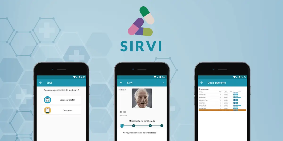 aplicacion movil sirvi medicacion farmacia hospitales y residencias